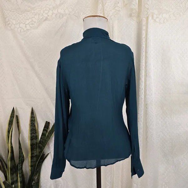 Camisa seda vintage
