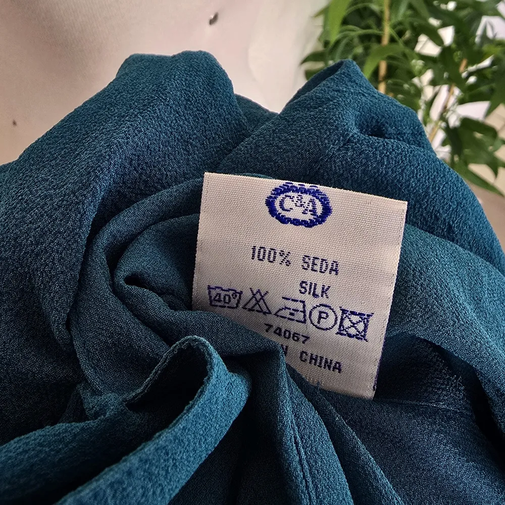Camisa seda vintage