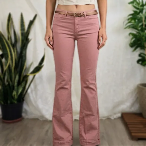 Calça flare Carmim