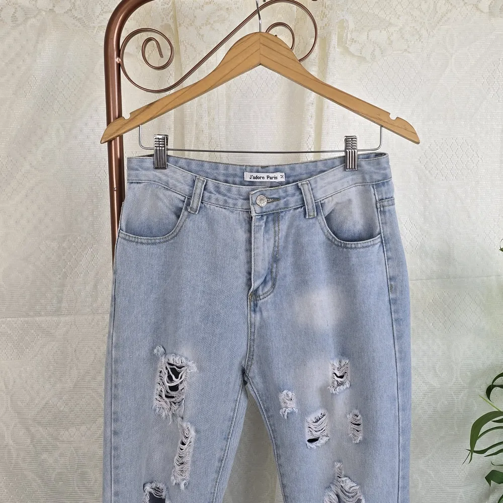 Calça jeans destroyed