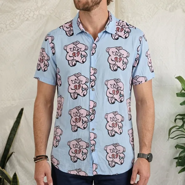 Camisa ursinhos viscose