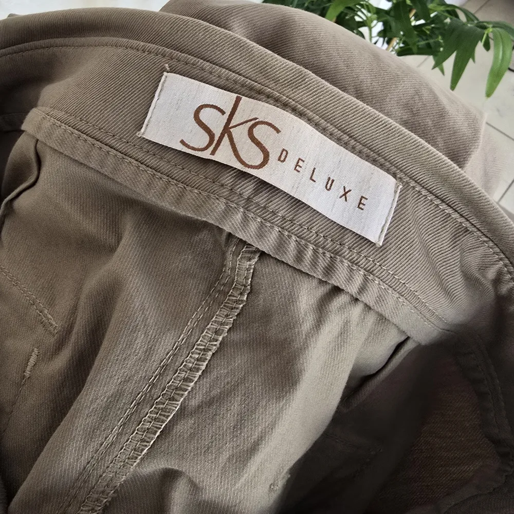 Calça cargo cáqui y2k