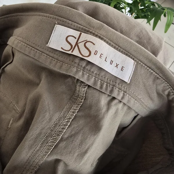 Calça cargo cáqui y2k