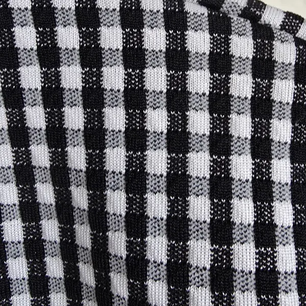 Cardigan xadrez vichy