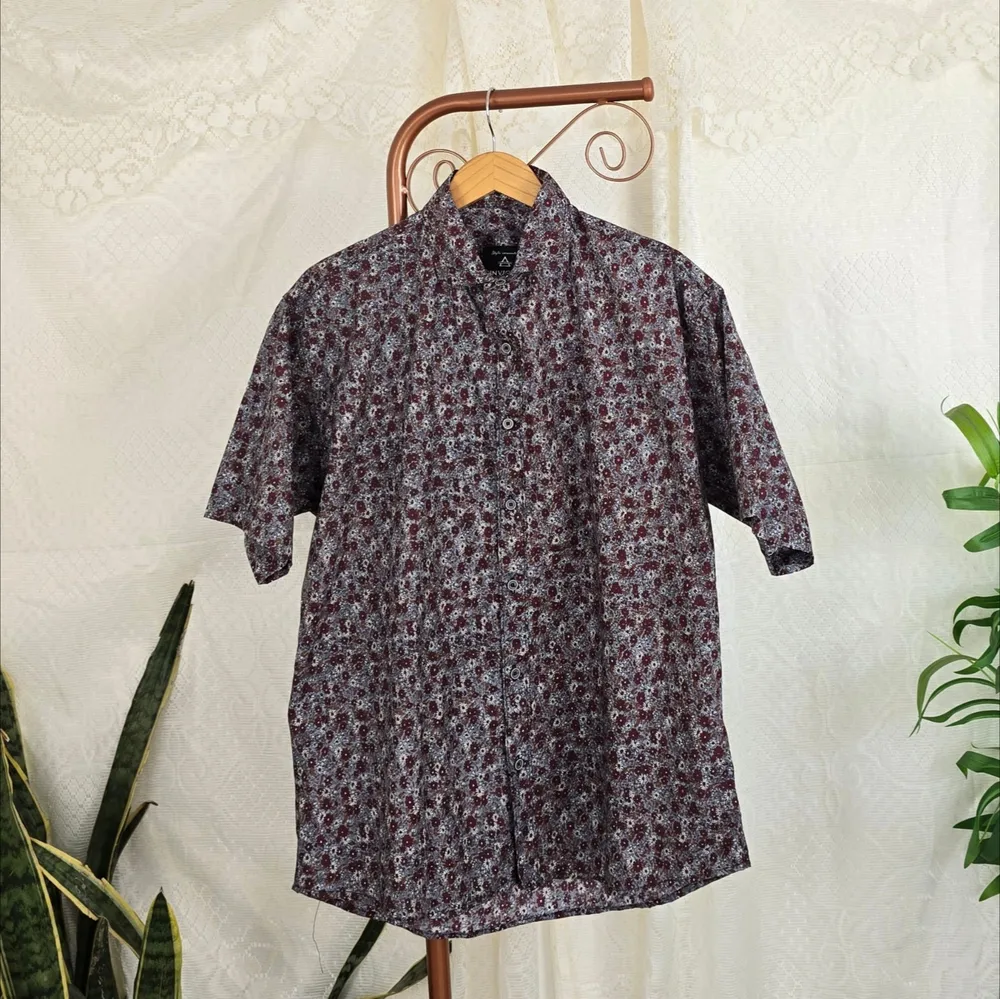 Camisa floral algodão