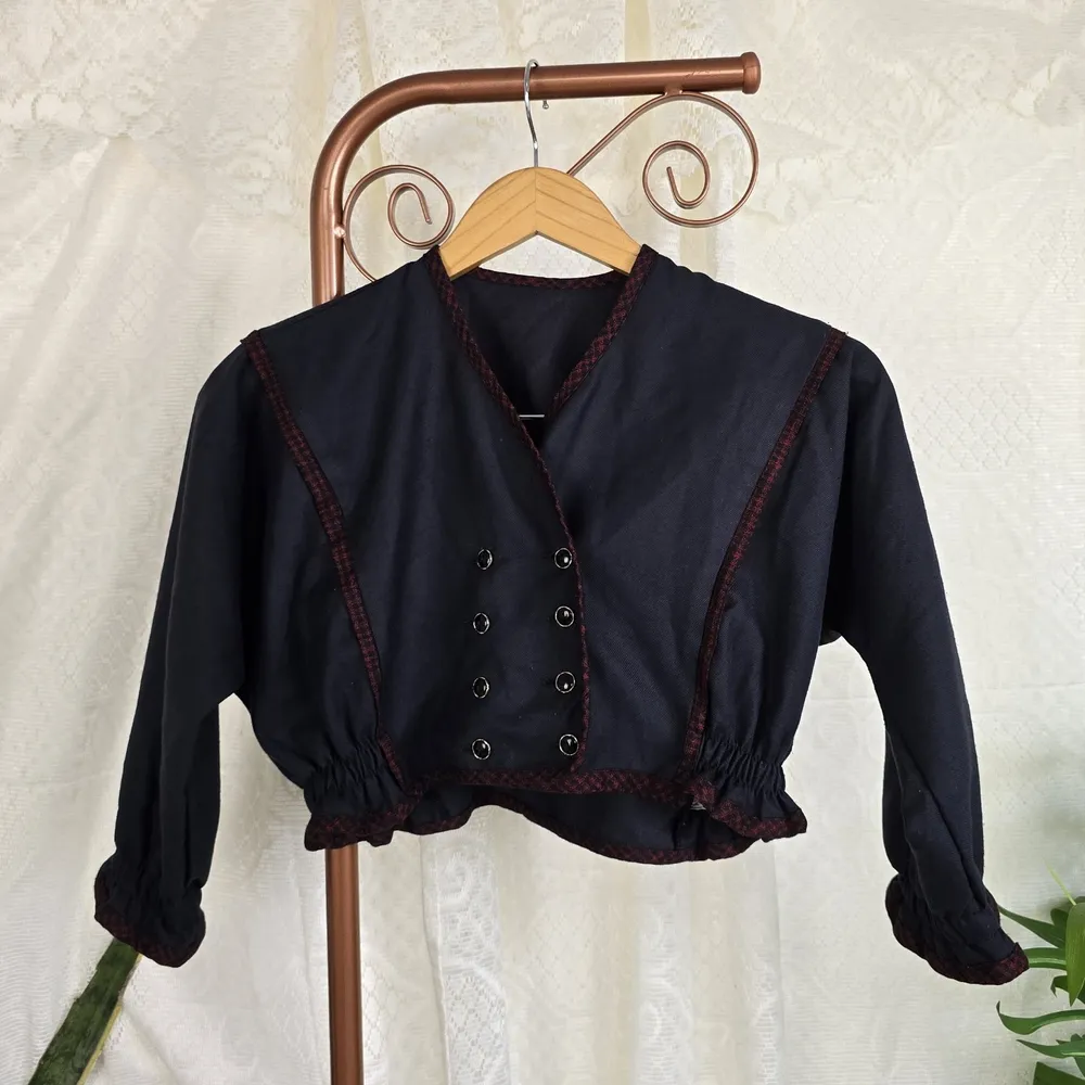 Blusa cropped vintage 80