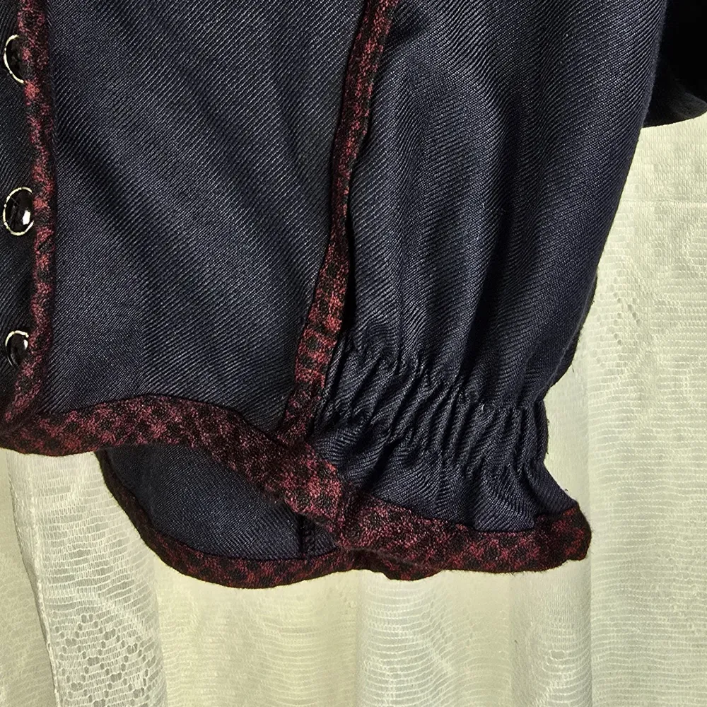 Blusa cropped vintage 80