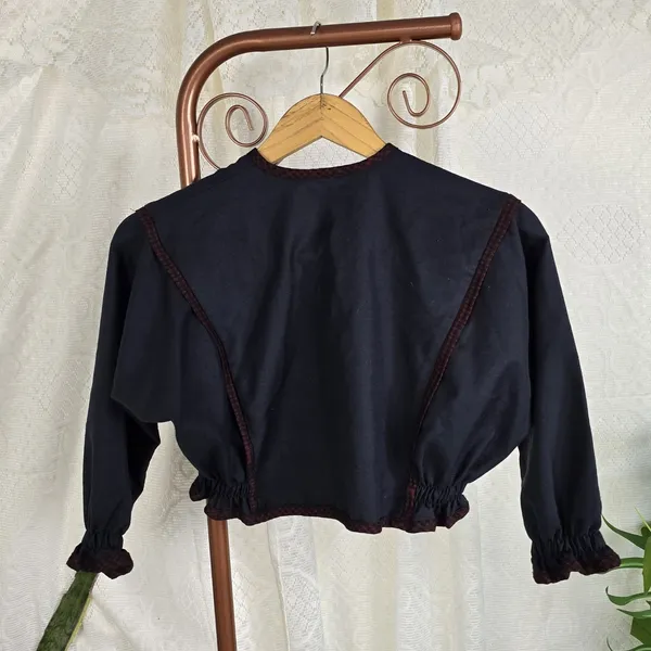Blusa cropped vintage 80