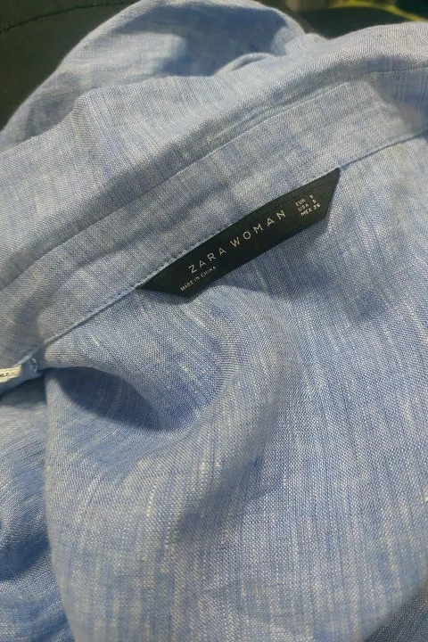 ZARA vestido linho