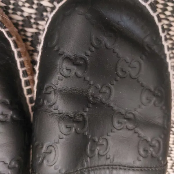 gucci espadrille couro