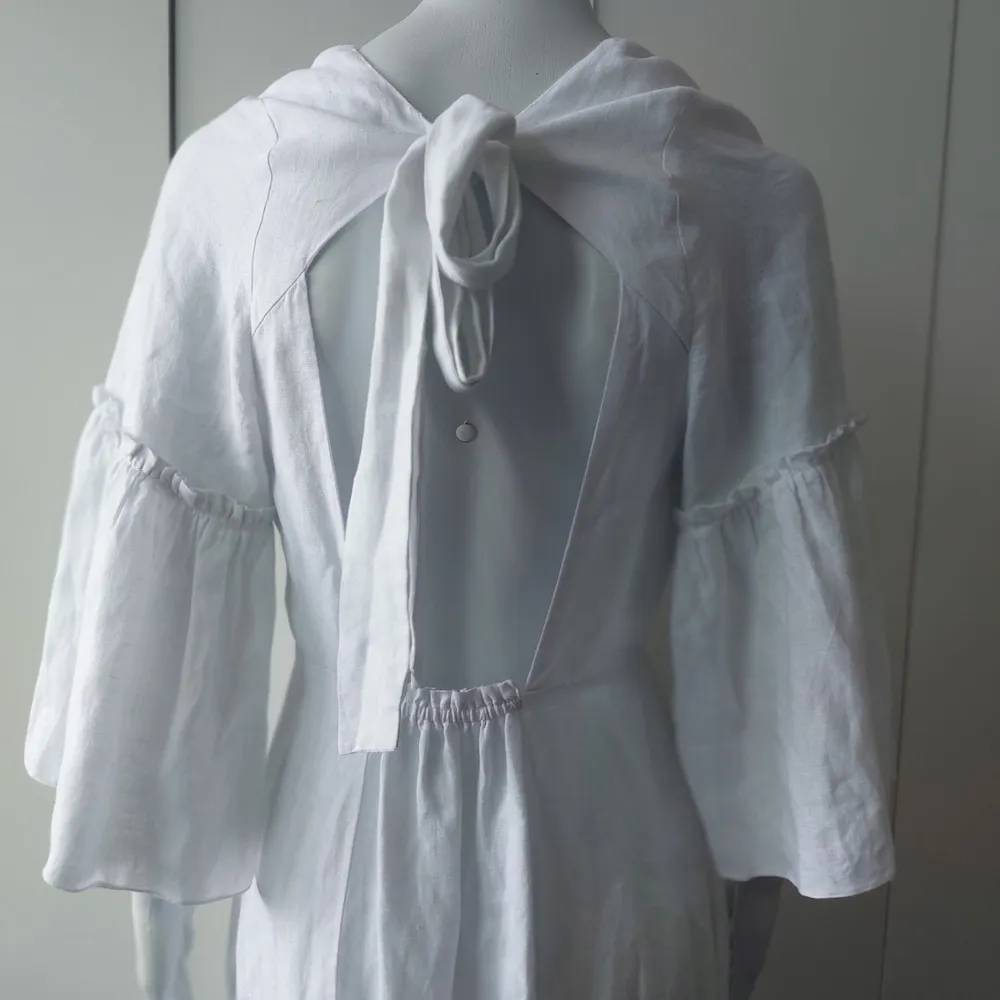 ANIMALE vestido alfaiataria linho