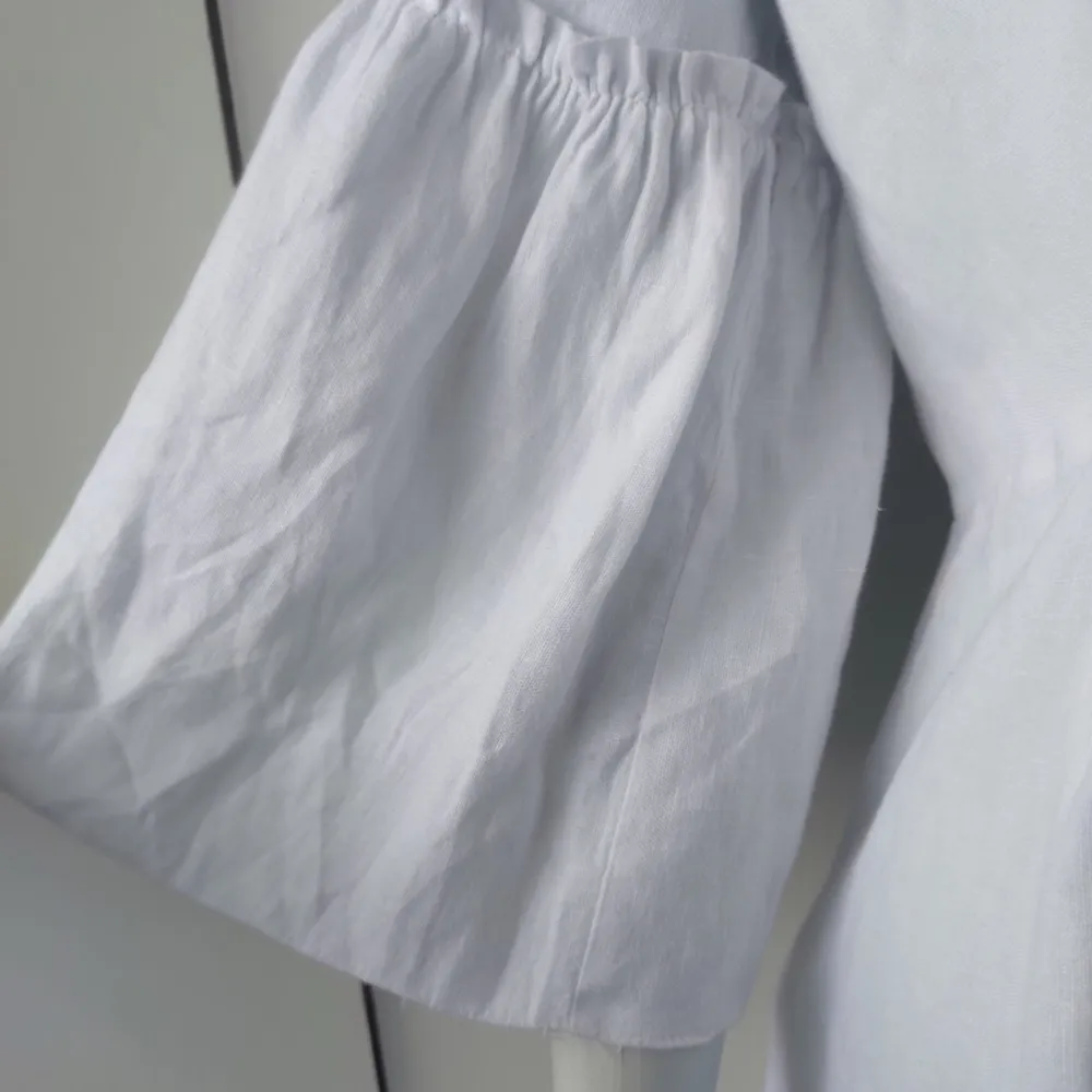 ANIMALE vestido alfaiataria linho