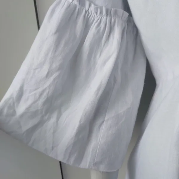 ANIMALE vestido alfaiataria linho