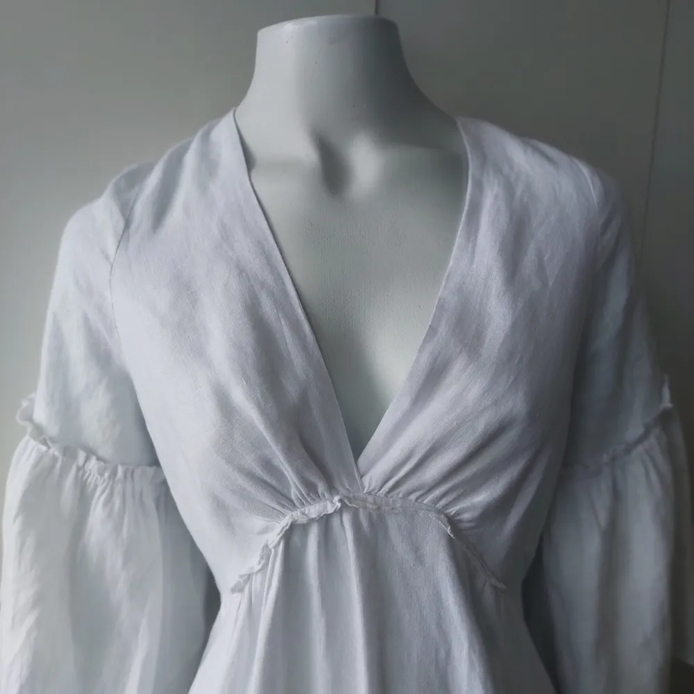 ANIMALE vestido alfaiataria linho
