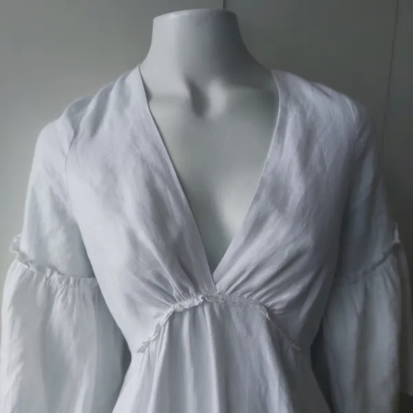 ANIMALE vestido alfaiataria linho
