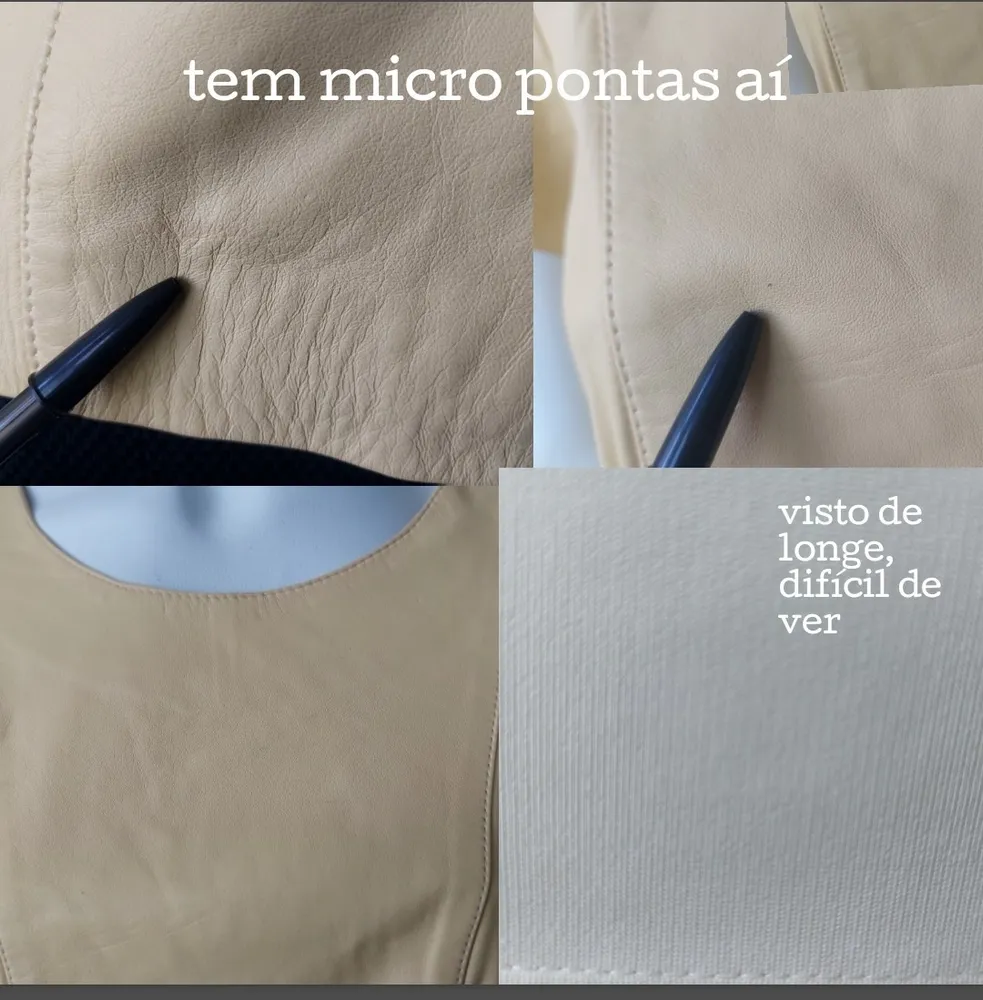 CLÉ  blusa couro