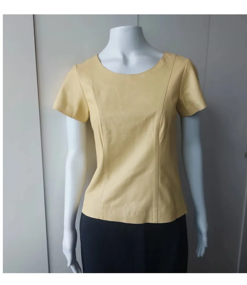 CLÉ  blusa couro