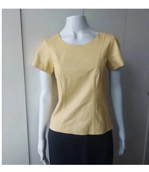 CLÉ  blusa couro