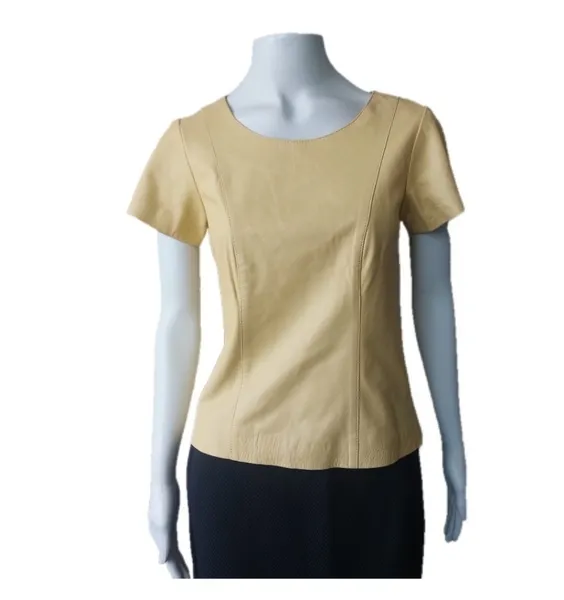 CLÉ  blusa couro