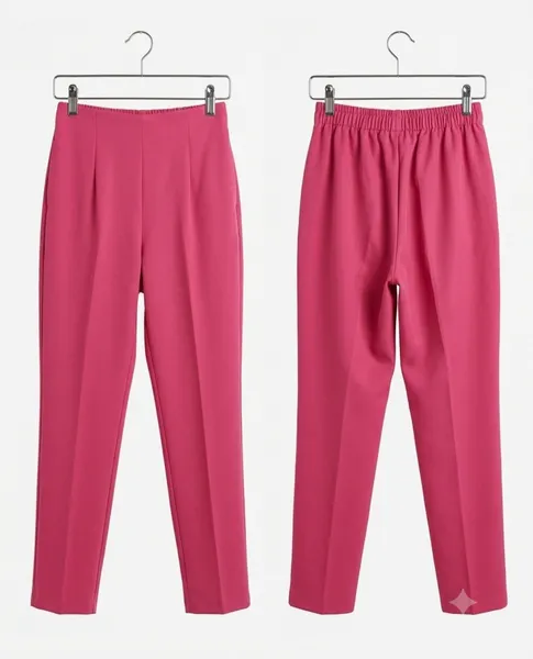Calça alfaiataria social rosa