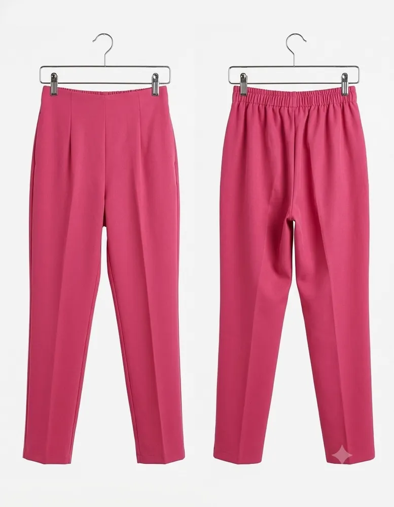 Calça alfaiataria social rosa