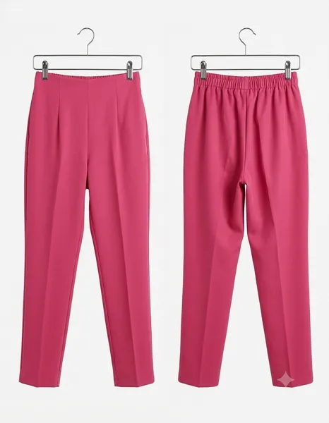 Calça alfaiataria social rosa