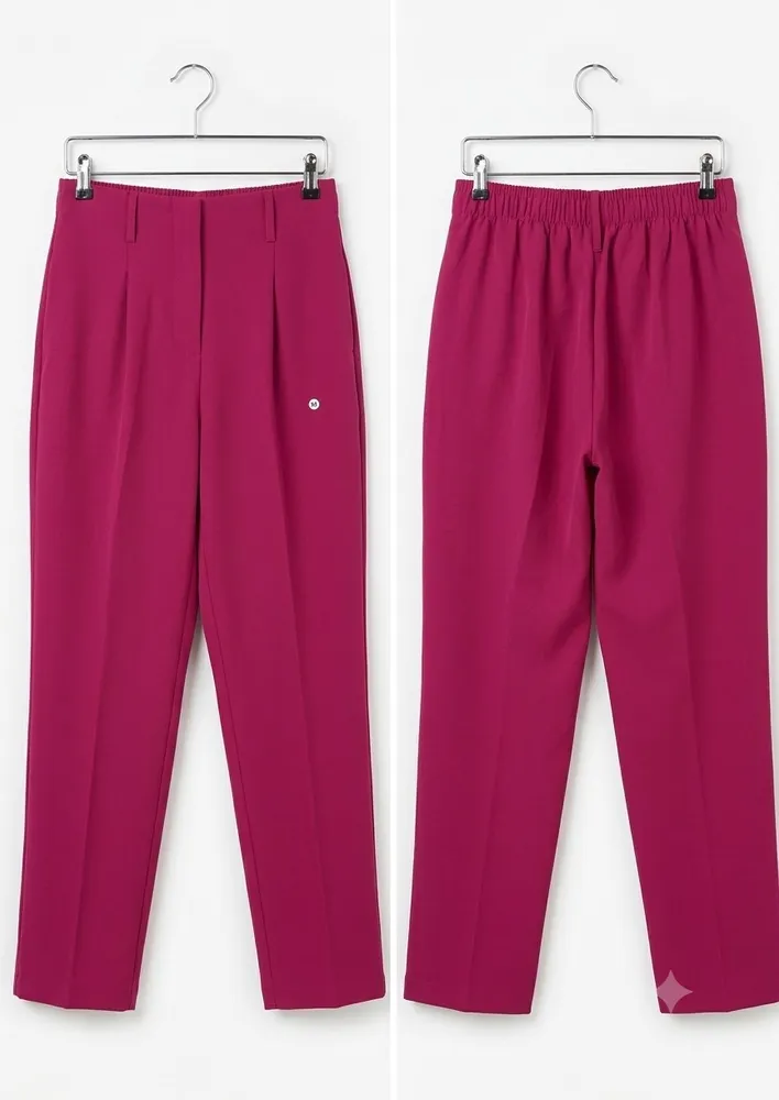 Calça feminina social pink