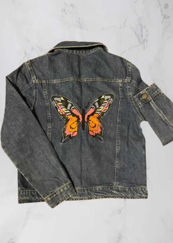 Jaqueta bordada, Le Lis Blanc, nova, veste 38