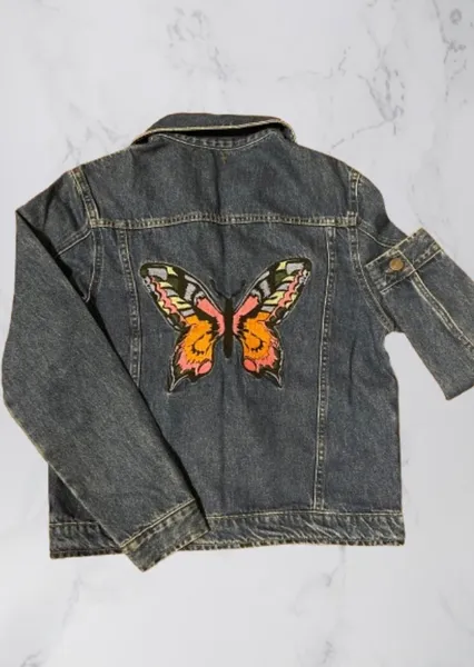 Jaqueta bordada, Le Lis Blanc, nova, veste 38