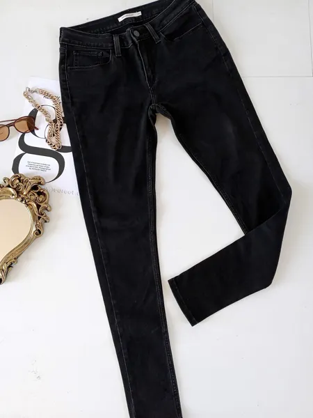 Calça jeans preta