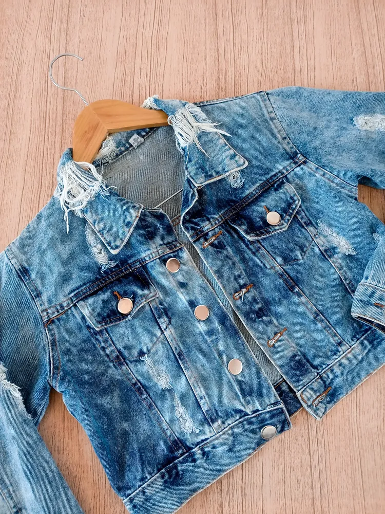 Jaquetinha jeans
