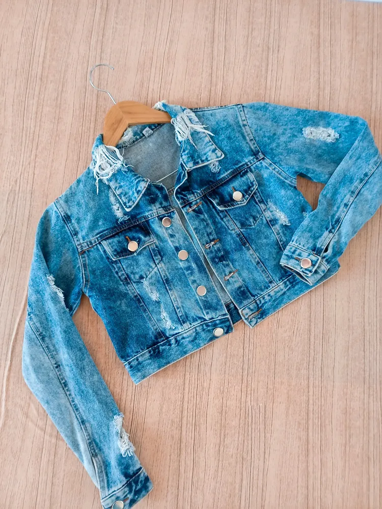 Jaquetinha jeans