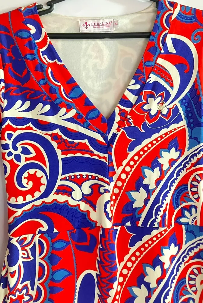 Vestido Dudalina Estampa Paisley - P
