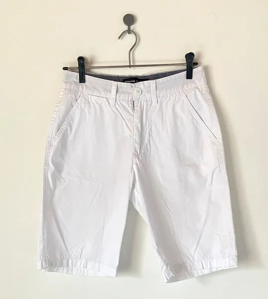 Bermuda sarja branca masculina Hering - tam. 36