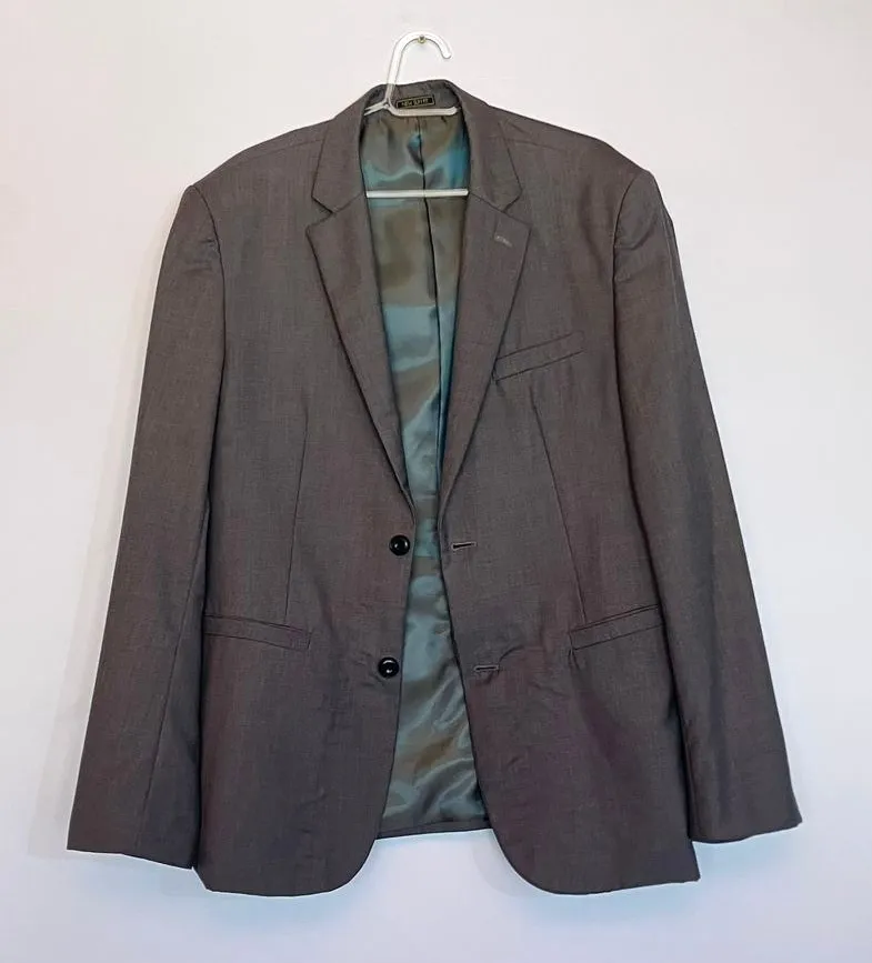 Blazer Masculino Tng Slim Fit Cinza Grafite - Tam. 48