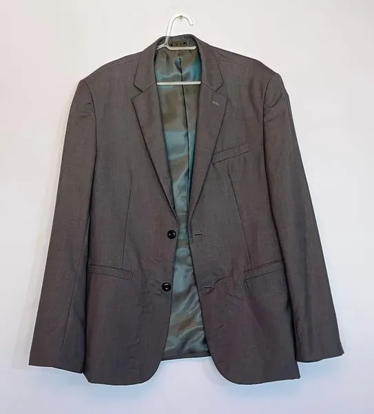 Blazer Masculino Tng Slim Fit Cinza Grafite - Tam. 48