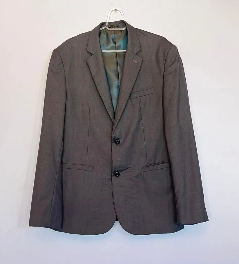 Blazer Masculino Tng Slim Fit Cinza Grafite - Tam. 48