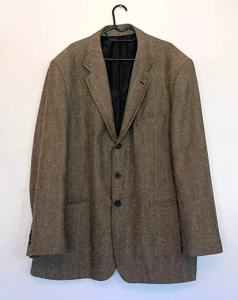 Blazer Adami Vintage Marrom Mescla - Tam. 58