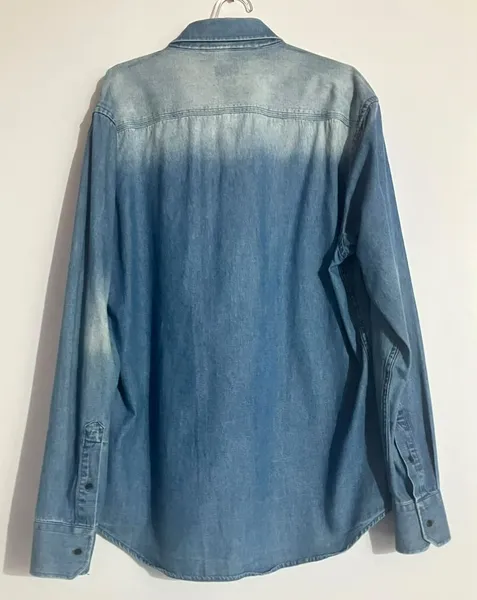 Camisa Jeans  Slim Fit Arrow Estonada - G