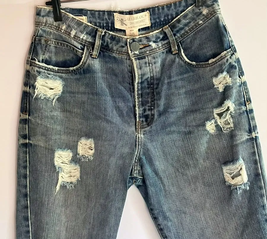 Calça Jeans Le Lis Blanc Destroyed Original - 38