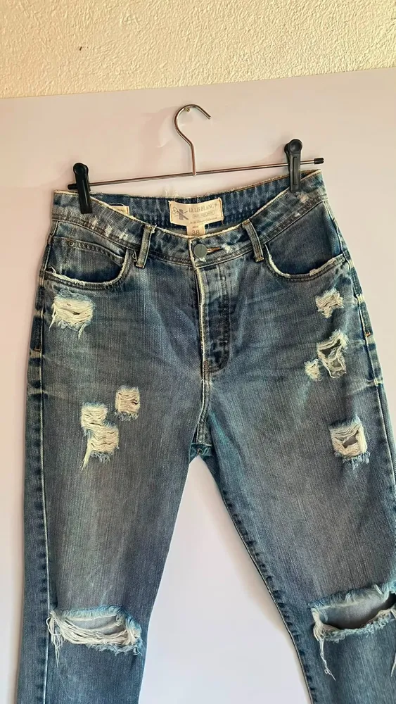Calça Jeans Le Lis Blanc Destroyed Original - 38