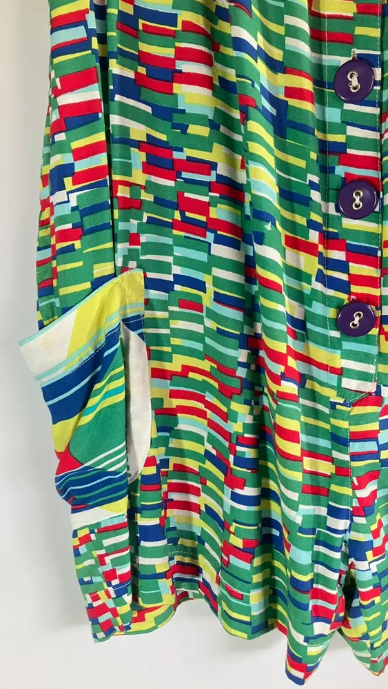 Macaquinho Absolutti Vintage Colorblock - M