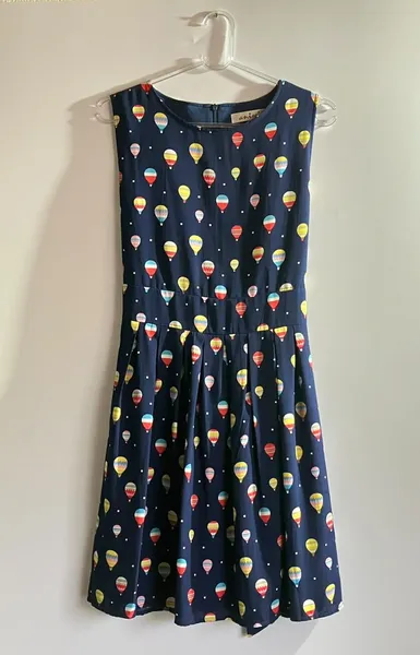 Vestido  Estampa Balões Evasê - M