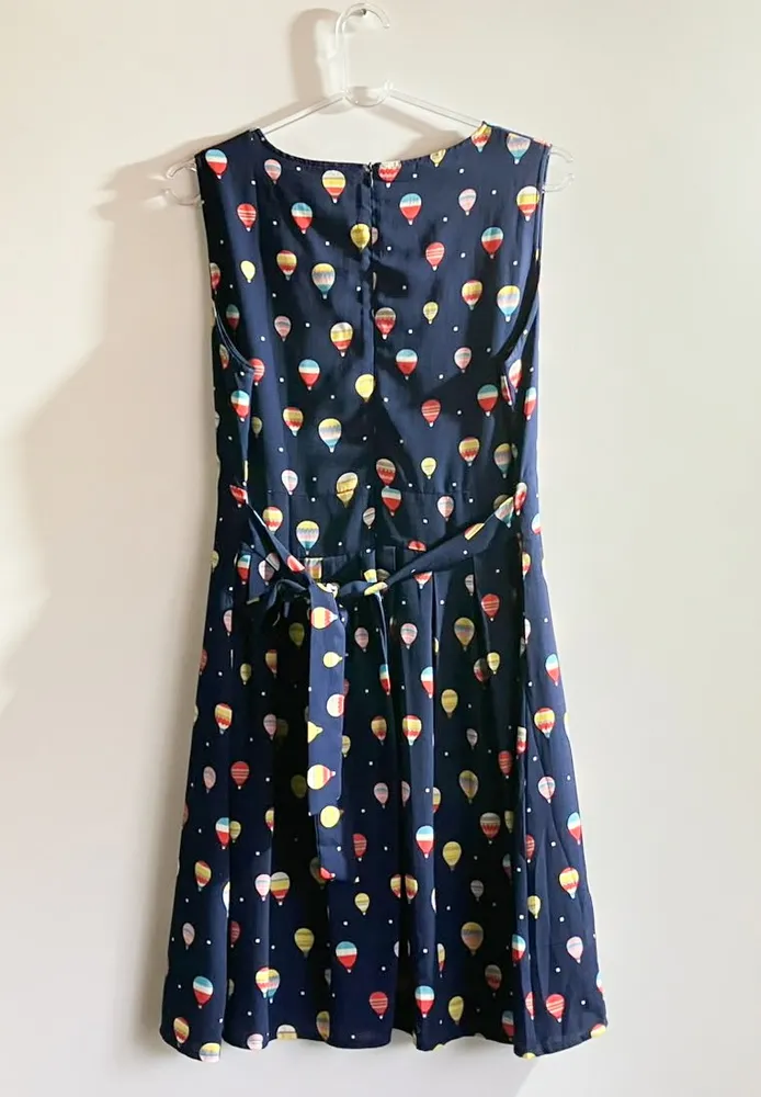 Vestido  Estampa Balões Evasê - M