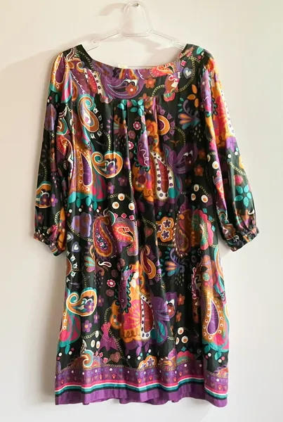 Vestido H&M Paisley Boho - Tam 38