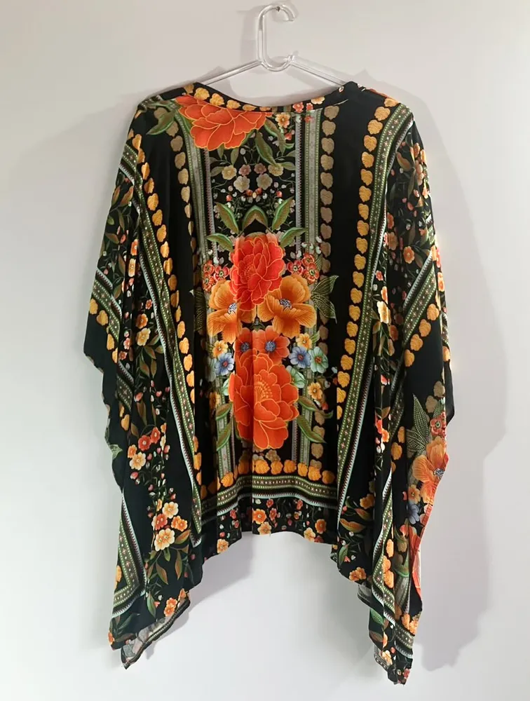 Kimono Floral Boho - Tam. único
