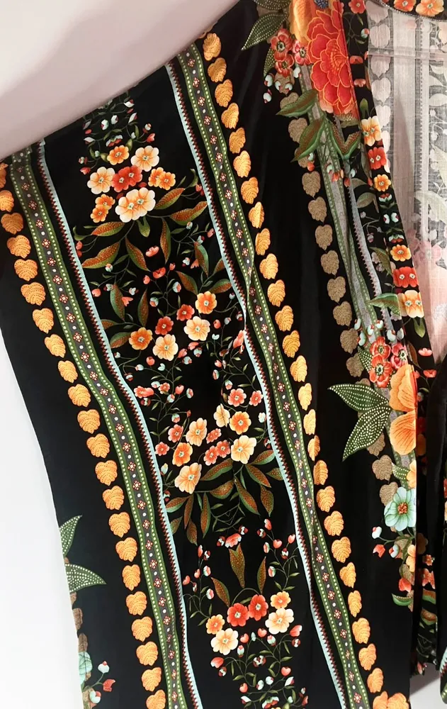 Kimono Floral Boho - Tam. único