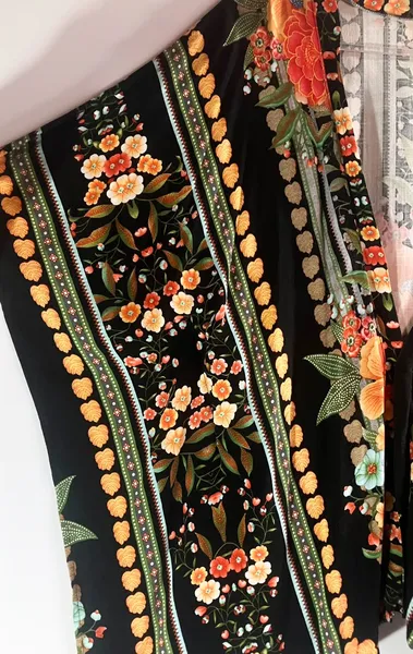 Kimono Floral Boho - Tam. único