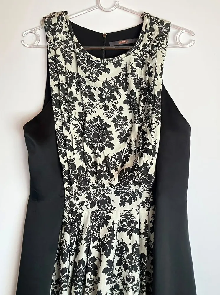 Vestido Animale em Seda Pura Estampa Arabesco - 40