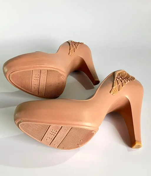 Sapato Melissa Salto Alto Incense Asas Nude - 36